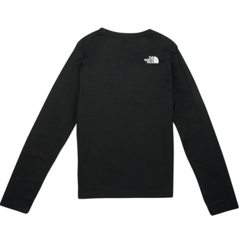 The North Face Teen L/S Easy Tee Negro