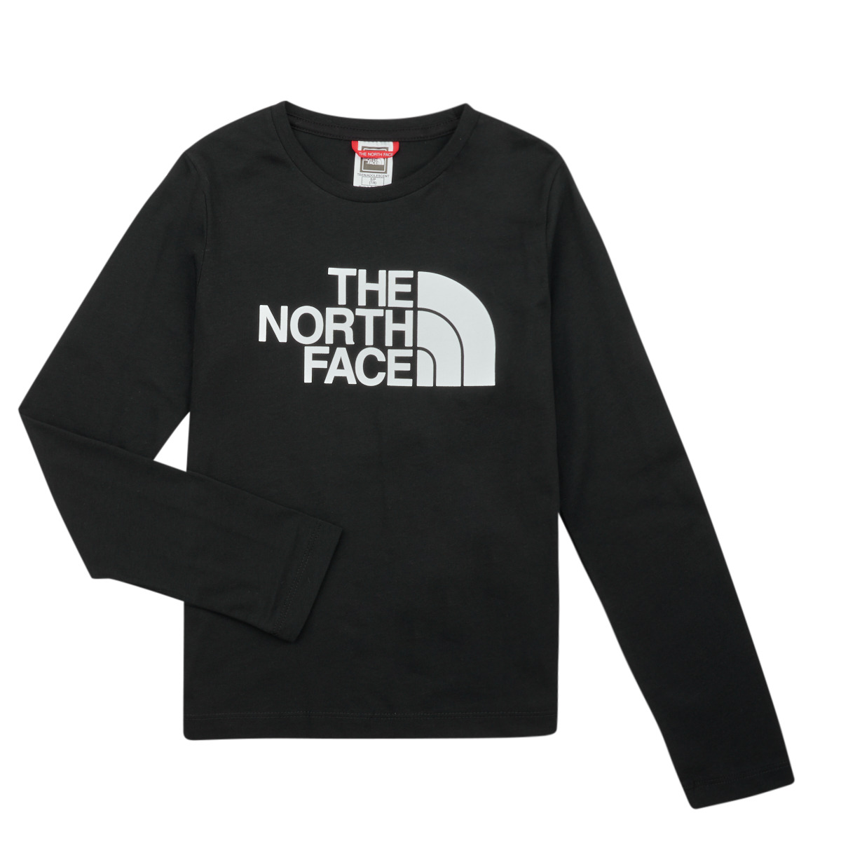 textil Niños Camisetas manga larga The North Face Teen L/S Easy Tee Negro