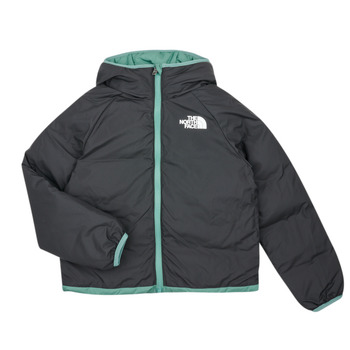 The North Face Boys North DOWN reversible hooded jacket Negro / Verde