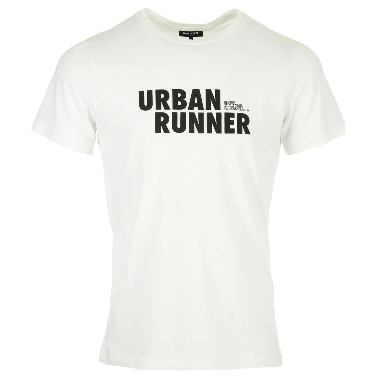 textil Hombre Camisetas manga corta Ron Dorff Urban Runner Tee Blanco