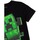 textil Niños Camisetas manga corta Minecraft Creeper Inside Negro