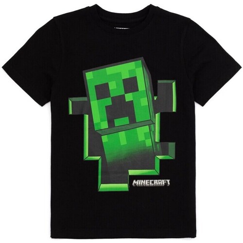 textil Niños Camisetas manga corta Minecraft NS6915 Negro