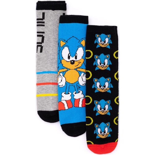 Ropa interior Calcetines Sonic The Hedgehog NS6967 Negro