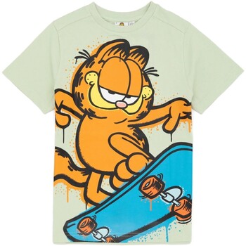 textil Niños Camisetas manga corta Garfield NS6976 Verde