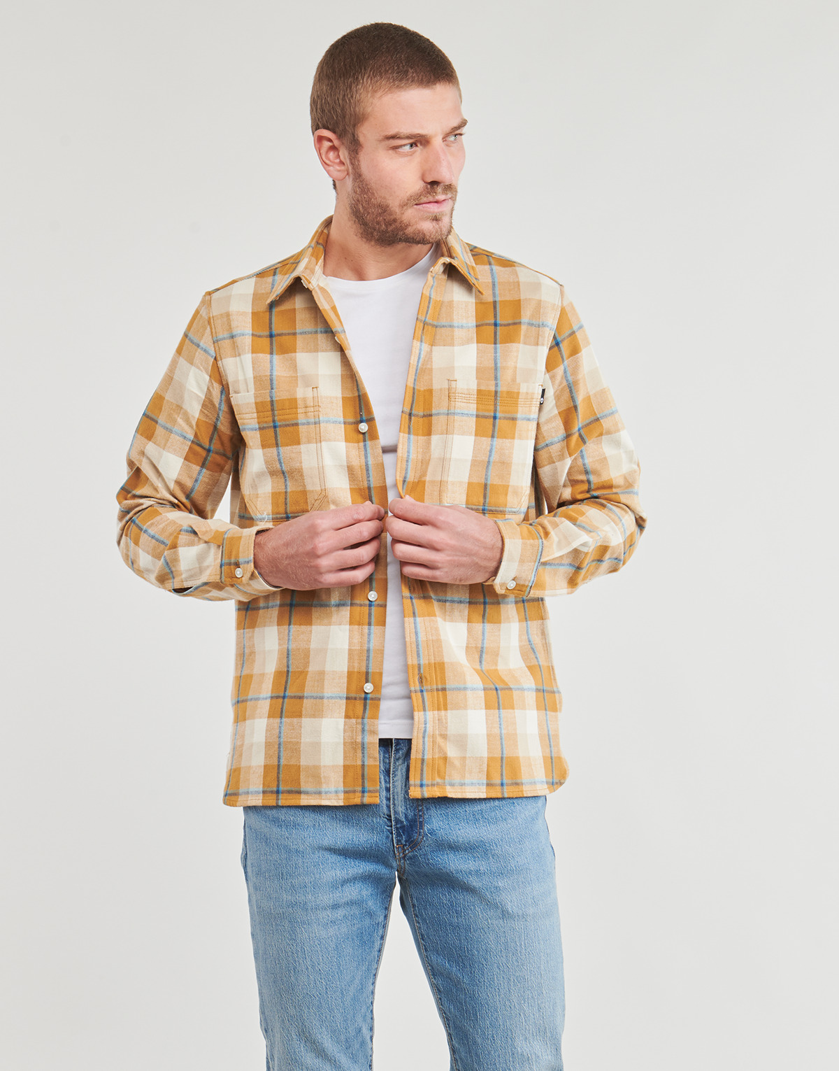 textil Hombre Camisas manga larga Timberland Windham Heavy Flannel Shirt Regular Multicolor