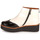 Zapatos Mujer Botas de caña baja Fericelli JANDICI Blanco / Negro