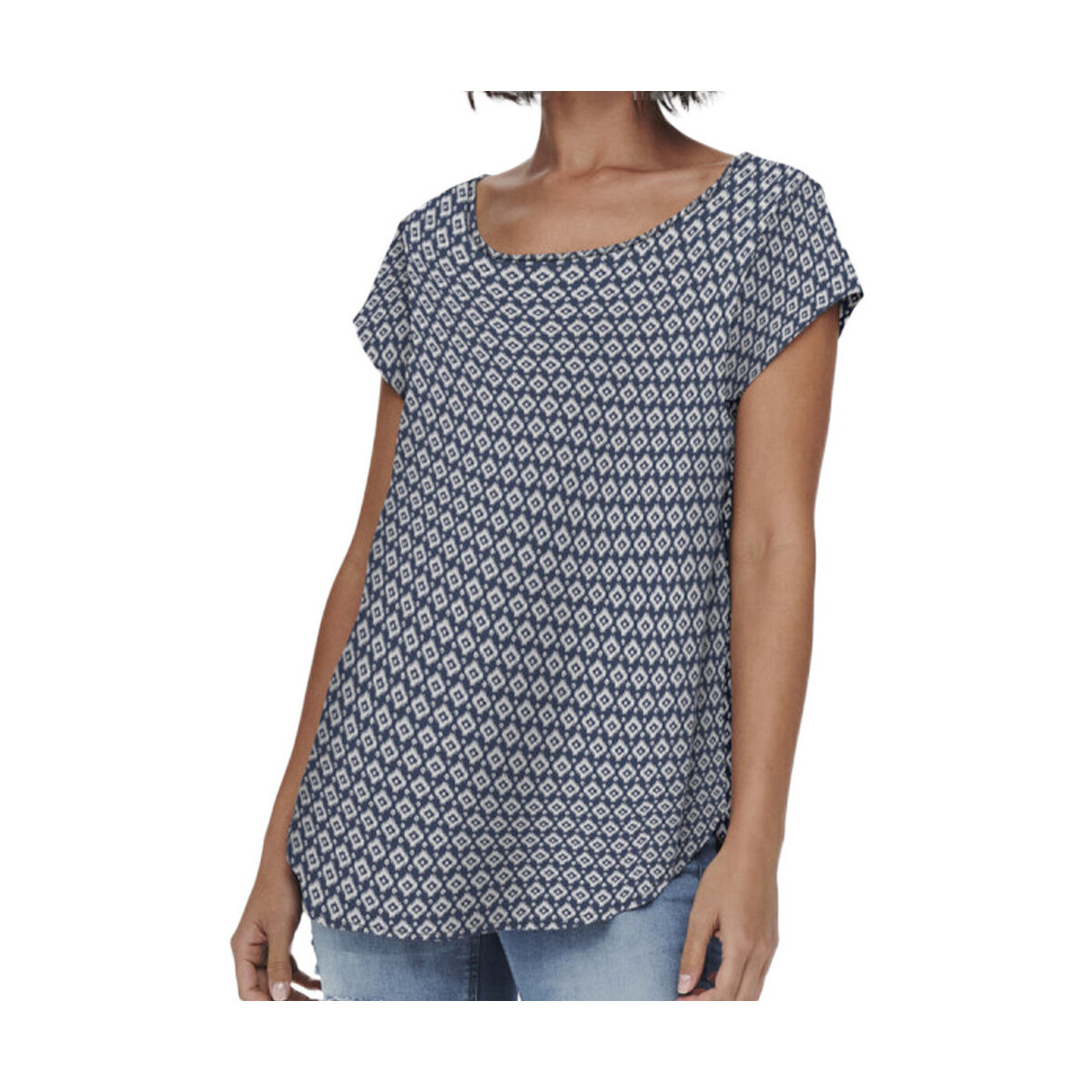 textil Mujer Tops y Camisetas Only  Azul