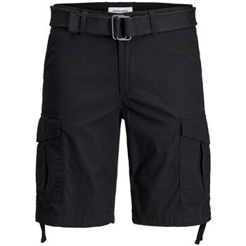 textil Hombre Shorts / Bermudas Jack & Jones 12166338 CHARLIE-BLACK Negro