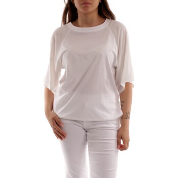 textil Mujer Camisetas manga corta Marella FATUO Blanco