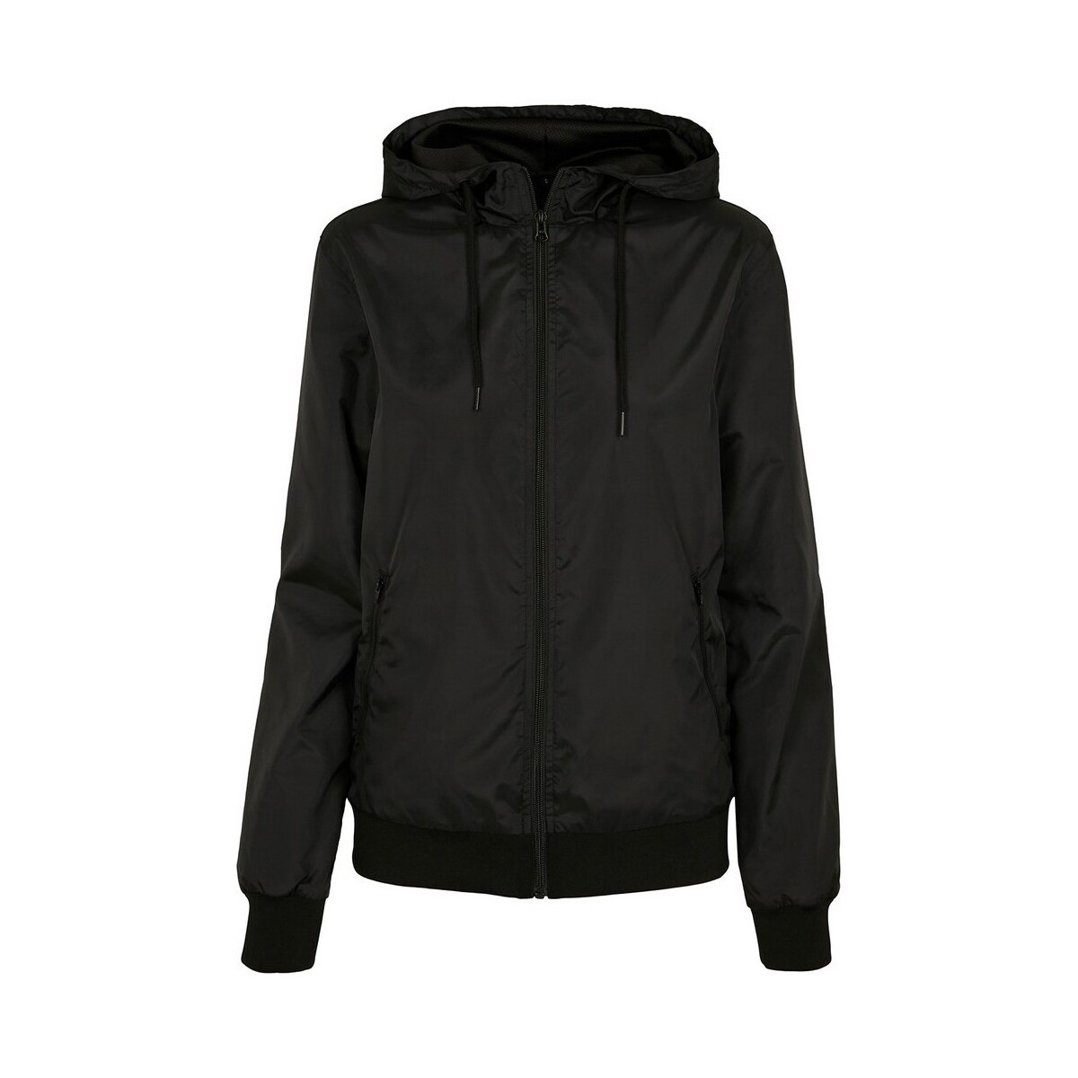 textil Mujer cazadoras Build Your Brand Windrunner Negro