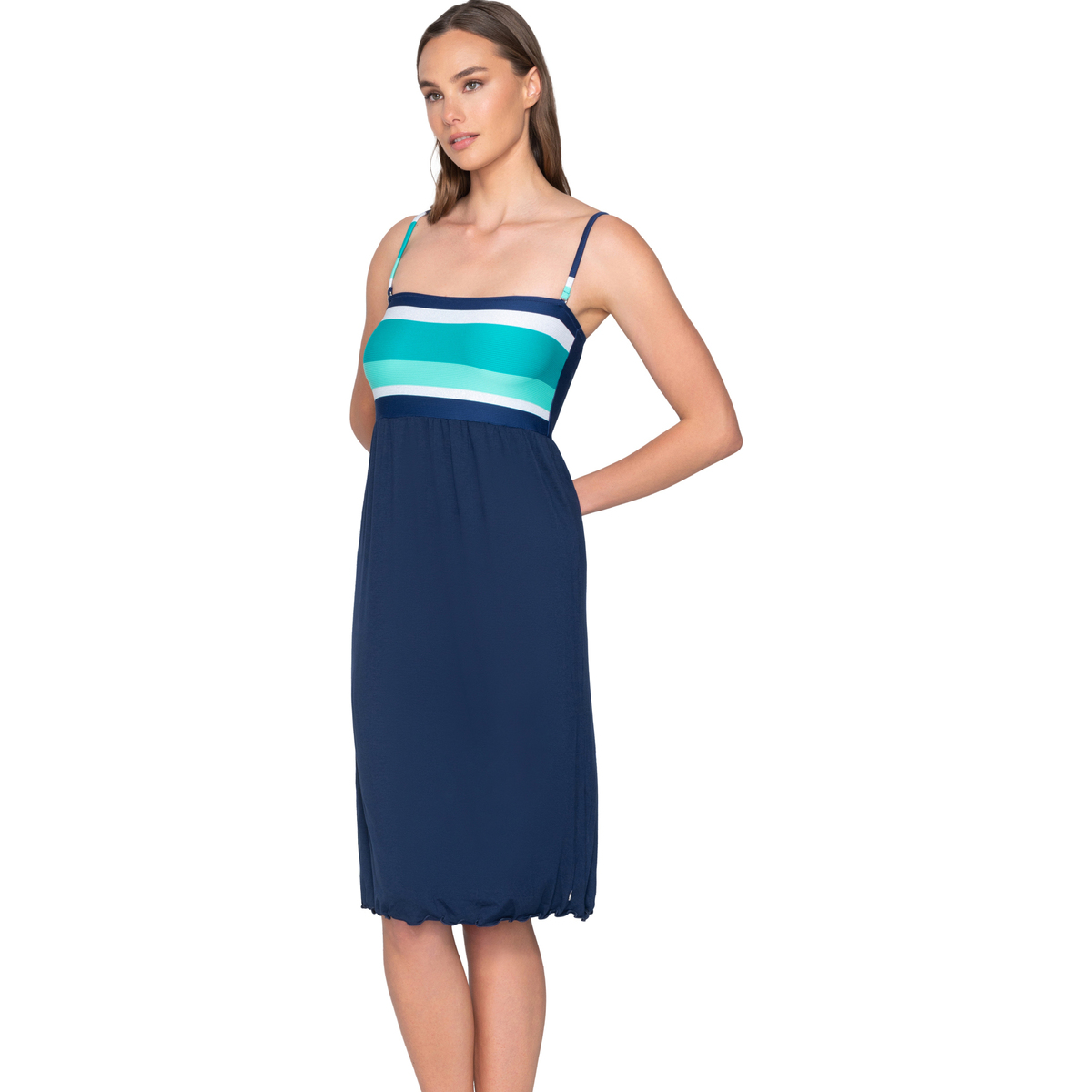 textil Mujer Vestidos Luna Vestido de verano multiposición falda convertible Horizon Azul