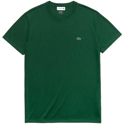 textil Hombre Tops y Camisetas Lacoste Pima Cotton T-Shirt - Vert Verde