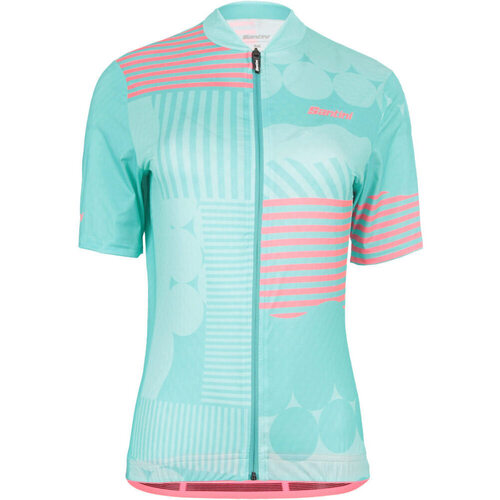 textil Mujer Camisas Santini GIADA OPTIC - S/S JERSEY FOR LADY Multicolor