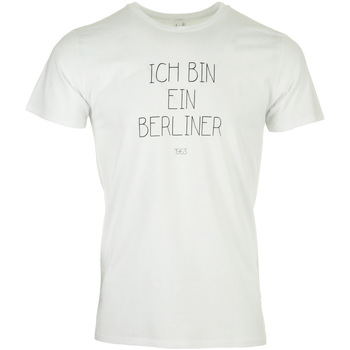 textil Hombre Camisetas manga corta Civissum Ich Bin Ein Berliner Tee Blanco