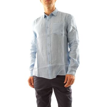 textil Hombre Camisas manga larga 40weft BRAIDEN 1337/1762-W2311 Azul