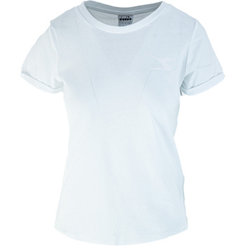 textil Mujer Camisetas sin mangas Diadora SS Core - Optical White Blanco