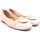 Zapatos Mujer Derbie & Richelieu Top3 23344 Beige