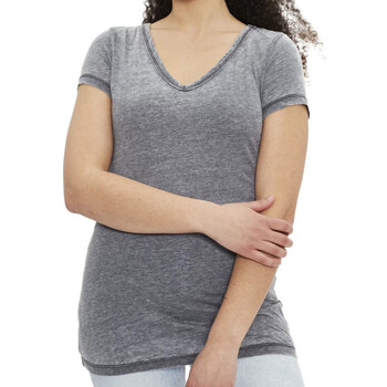 textil Mujer Tops y Camisetas Only  Gris