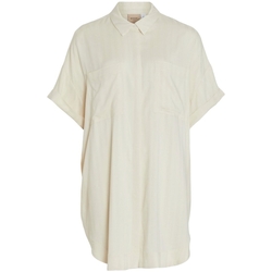 textil Mujer Tops / Blusas Vila Daisy Shirt- Birch Beige