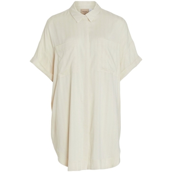 textil Mujer Tops / Blusas Vila Daisy Shirt- Birch Beige