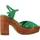 Zapatos Mujer Sandalias Pon´s Quintana 10425 000 Verde