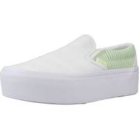 Zapatos Mujer Deportivas Moda Vans CLASSIC SLIP-O Blanco