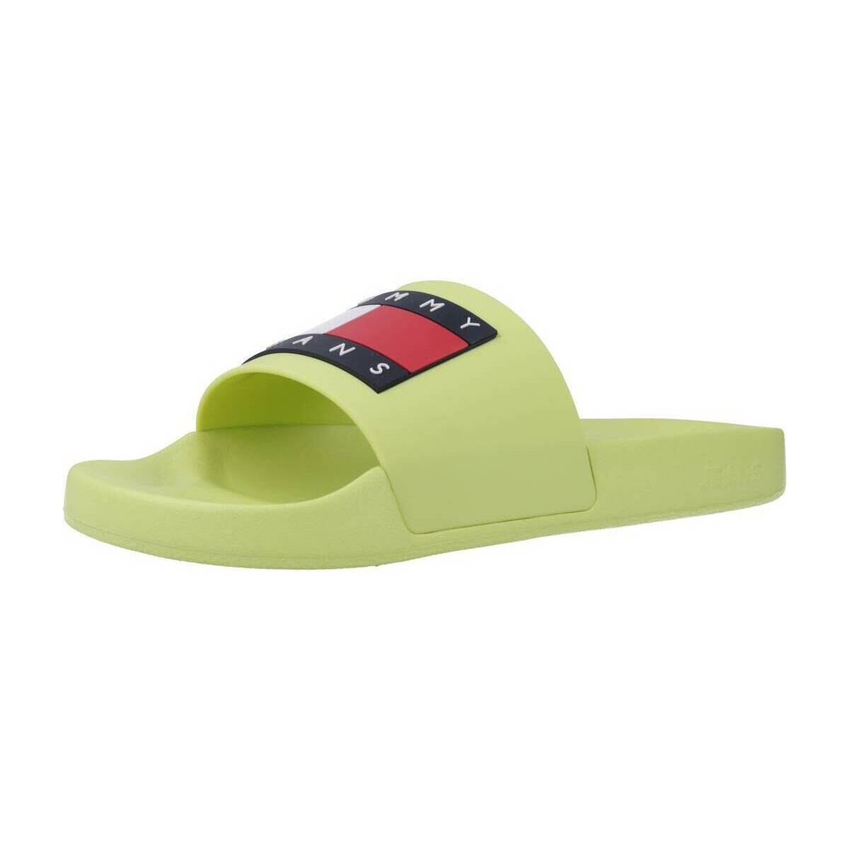 Zapatos Mujer Chanclas Tommy Jeans FLAG POOL SLD ESS Amarillo