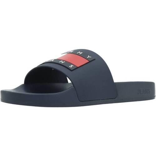 Zapatos Mujer Chanclas Tommy Jeans FLAG POOL SLD ESS Azul
