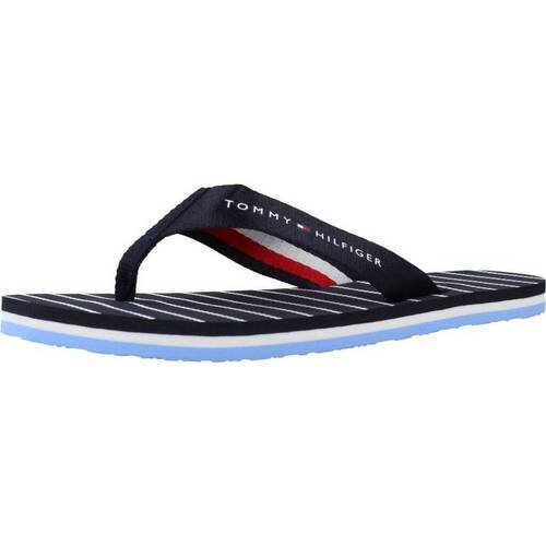 Zapatos Mujer Chanclas Tommy Hilfiger ESSENTIAL ROPE SAN Negro