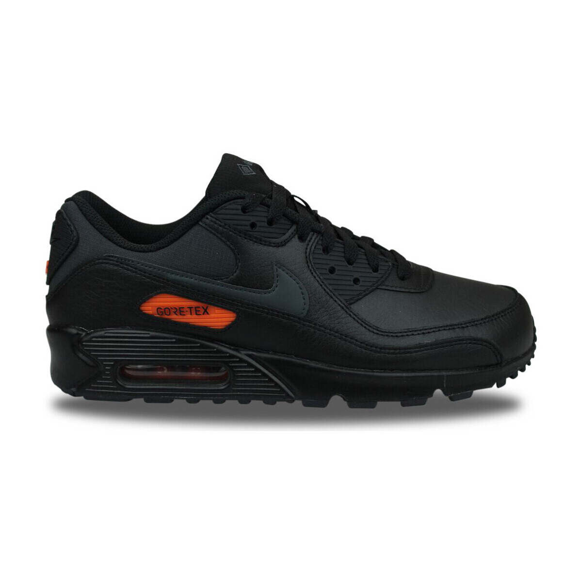 Zapatos Hombre Zapatillas bajas Nike Air Max 90 Gore-Tex Black Orange Negro