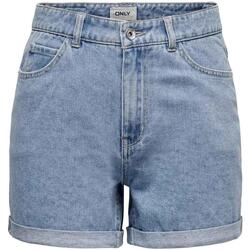 textil Mujer Shorts / Bermudas Only ONLVEGA HW MOM DNM SHORTS Azul