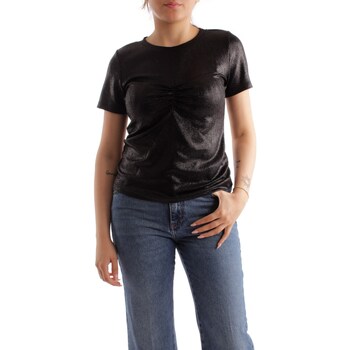 textil Mujer Camisetas manga corta Emme Marella LARGO Negro