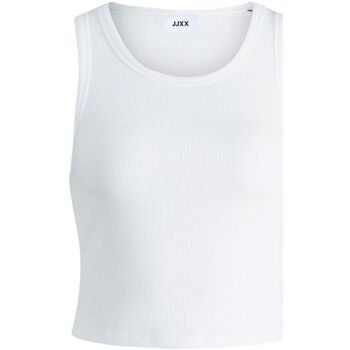 textil Mujer Camisetas sin mangas Jjxx 12200401 FALLON-BRIGHT WHITE Blanco