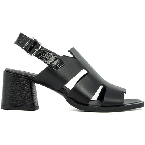 Zapatos Mujer Sandalias Le Bohemien T5056-3-VITELLO-NERO-NAPLAK-NERO Negro