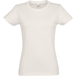 textil Mujer Camisetas manga corta Sols Imperial Blanco