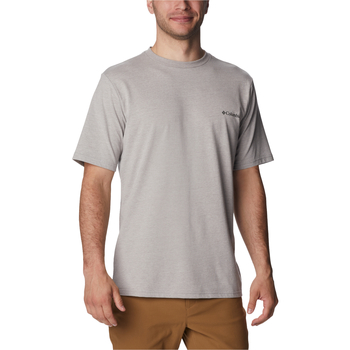 textil Hombre Camisetas manga corta Columbia CSC Basic Logo SS Tee Gris