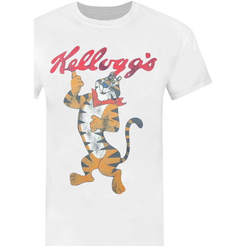 textil Hombre Camisetas manga larga Kelloggs TV623 Blanco
