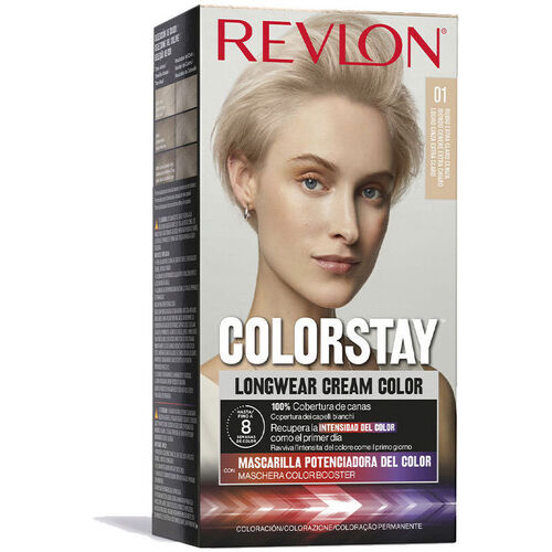 Belleza Mujer Coloración Revlon Colorstay Tinte Color Permanente 001-ceniza 