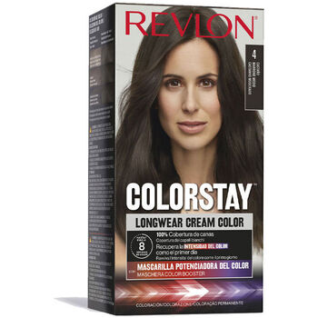 Belleza Mujer Coloración Revlon Colorstay Tinte Color Permanente 4-castaño 