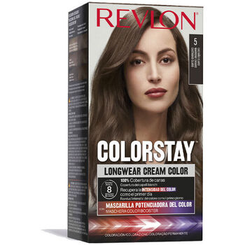 Belleza Mujer Coloración Revlon Colorstay Tinte Color Permanente 5-castaño Claro 