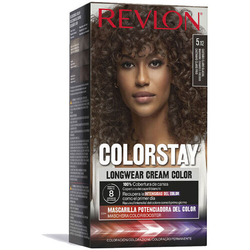 Belleza Mujer Coloración Revlon Colorstay Tinte Color Permanente 5,12-castaño Glacial 