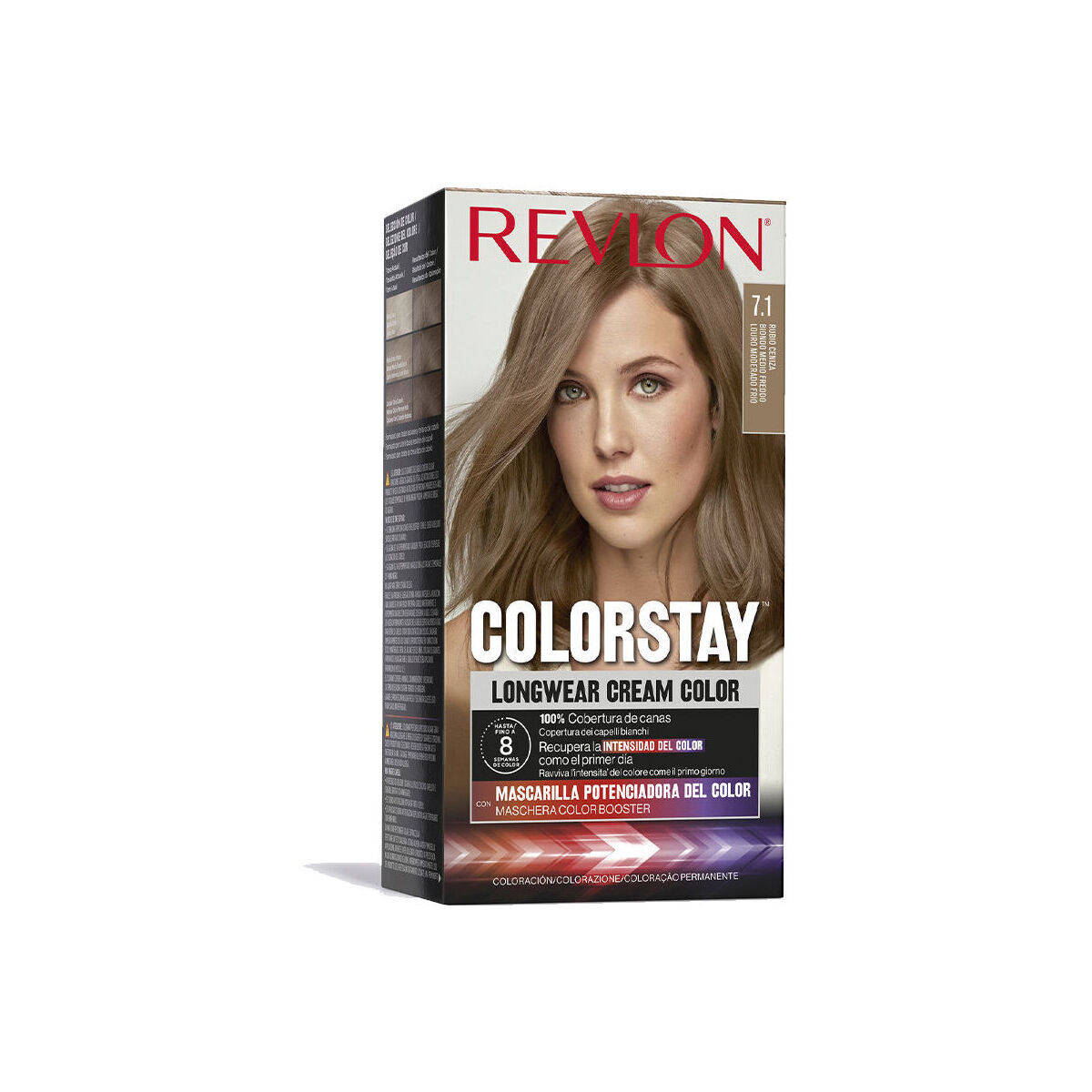 Belleza Mujer Coloración Revlon Colorstay Tinte Color Permanente 7,1-rubio Ceniza 