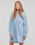 textil Mujer Vestidos cortos Levi's RHEA SHIRT DRESS Azul