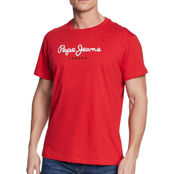 textil Hombre Tops y Camisetas Pepe jeans  Rojo