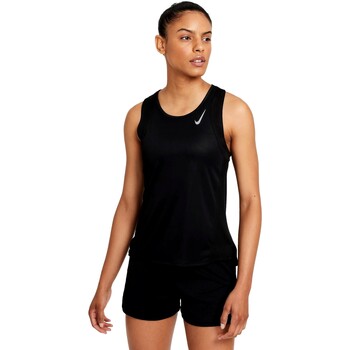 textil Mujer Camisetas sin mangas Nike CAMISETA TIRANTES MUJER  DRI-FIT RACE DD5940 Negro