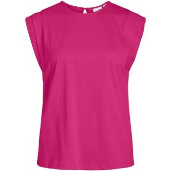 textil Mujer Tops y Camisetas Vila VISINATA S/S TOP Rosa