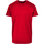 textil Hombre Camisetas manga larga Build Your Brand Basic Rojo