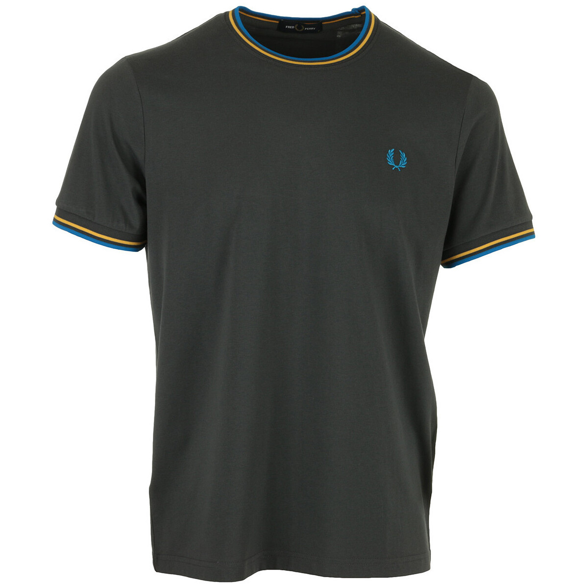 textil Hombre Camisetas manga corta Fred Perry Twin Tipped Gris