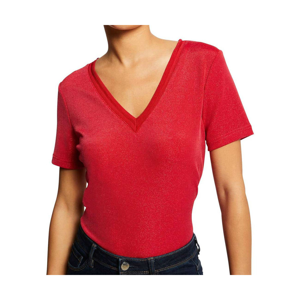 textil Mujer Tops y Camisetas Morgan  Rojo