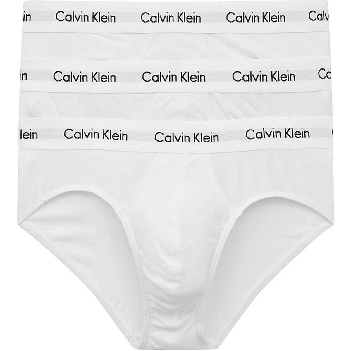 Ropa interior Hombre Braguitas Calvin Klein Jeans 3P Hip Brief Blanco